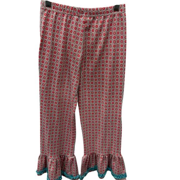 Matilda Jane Girls’ Ruffle Pants Pink Floral Size 8 Spring 2016 Happy & Free - Picture 6 of 7